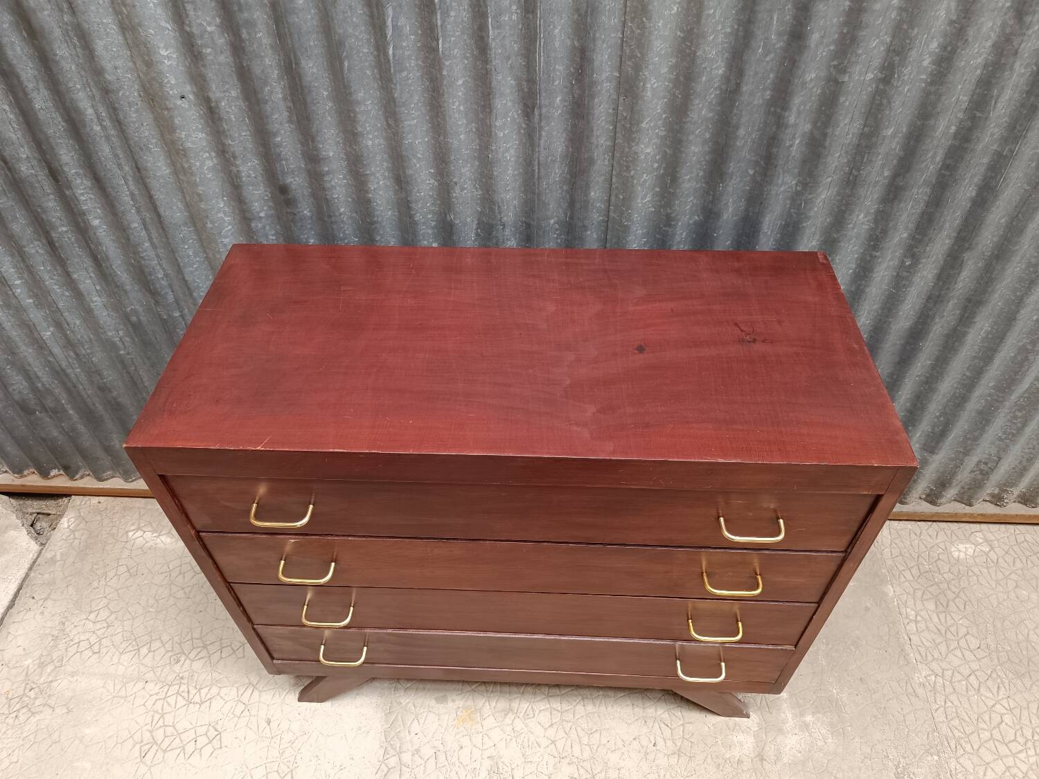 Vintage Scandinavian 4-drawer chest