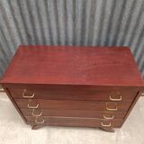 Vintage Scandinavian 4-drawer chest of drawers