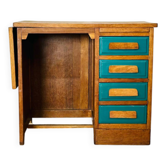 Bureau vintage en chêne 1960