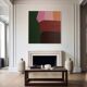 Abstract painting "late in the afternoon"