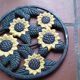 Vintage cast iron trivet