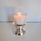 Antique silver candle holder.