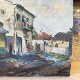 Oil on Panel Painting by Marcel Leprin