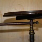 Adjustable Victorian reading or music table Leveson & Son metal