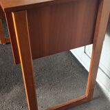 Vintage desk 1970 two drawers Scandinavian style
