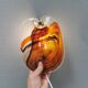 Wonderfully crafted glass wall lamps designed by Per Lutken for Holmegaard