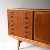 1950s/60s teak and oak Scandinavian sideboard