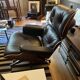 Lounge chair and ottoman by Charles Eames