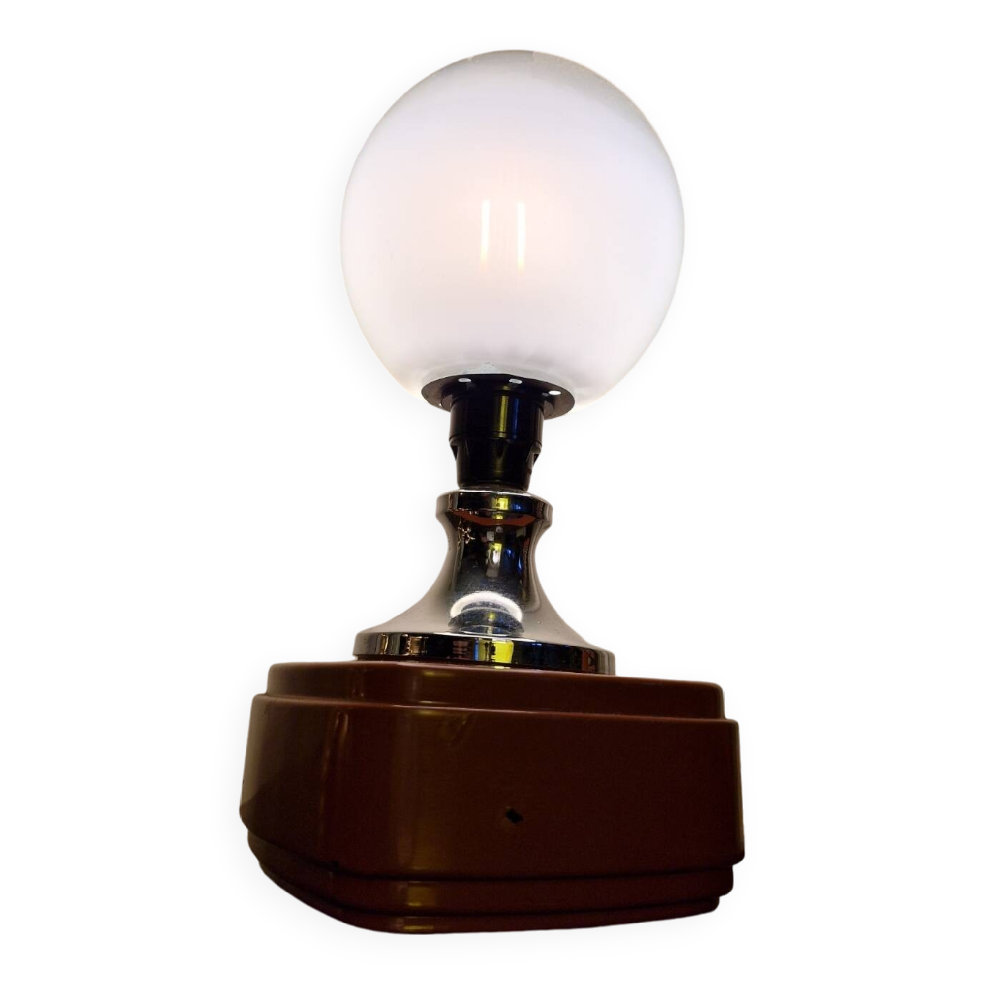 Murano glass, vintage 70s table lamp