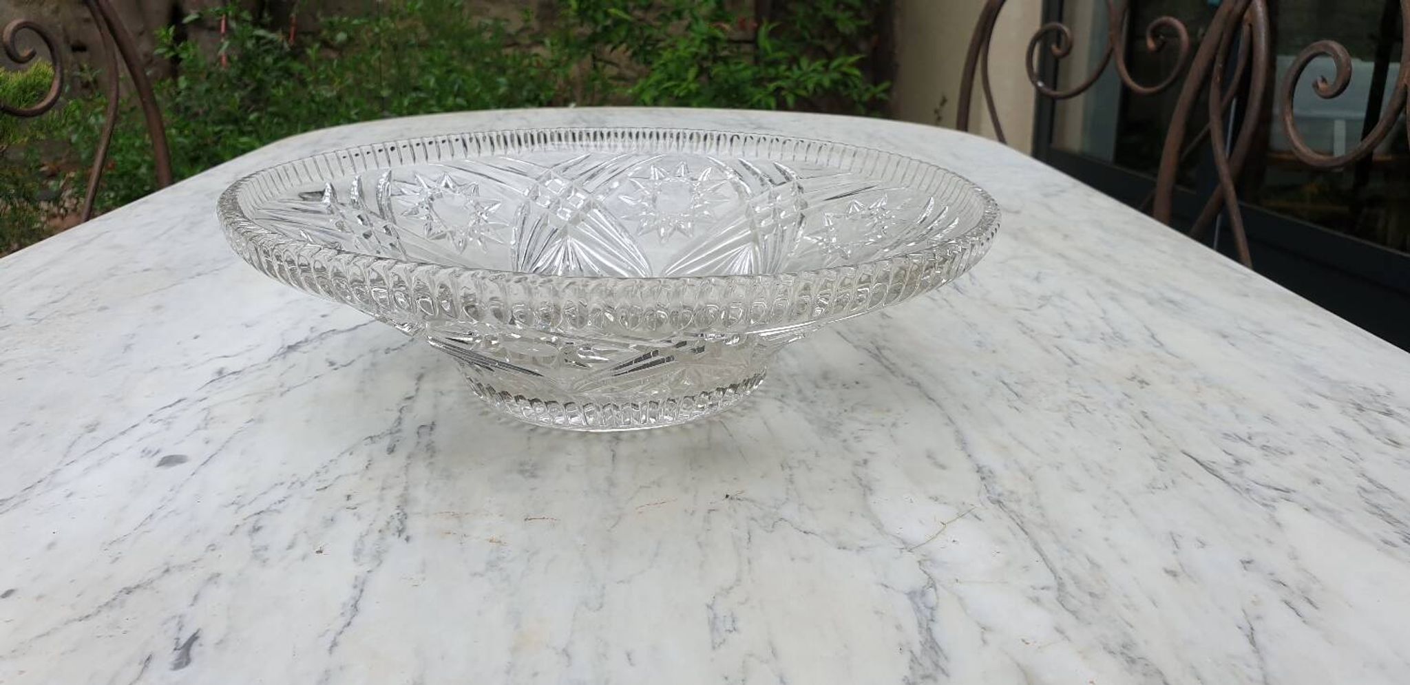 Coupe saladier en cristal 29cm