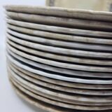 Ridgway Portland English Earthenware Plates (Set of 17)