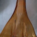 Tulip-shaped blown vase. 39cm