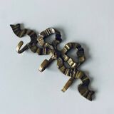 Brass knot wall hook