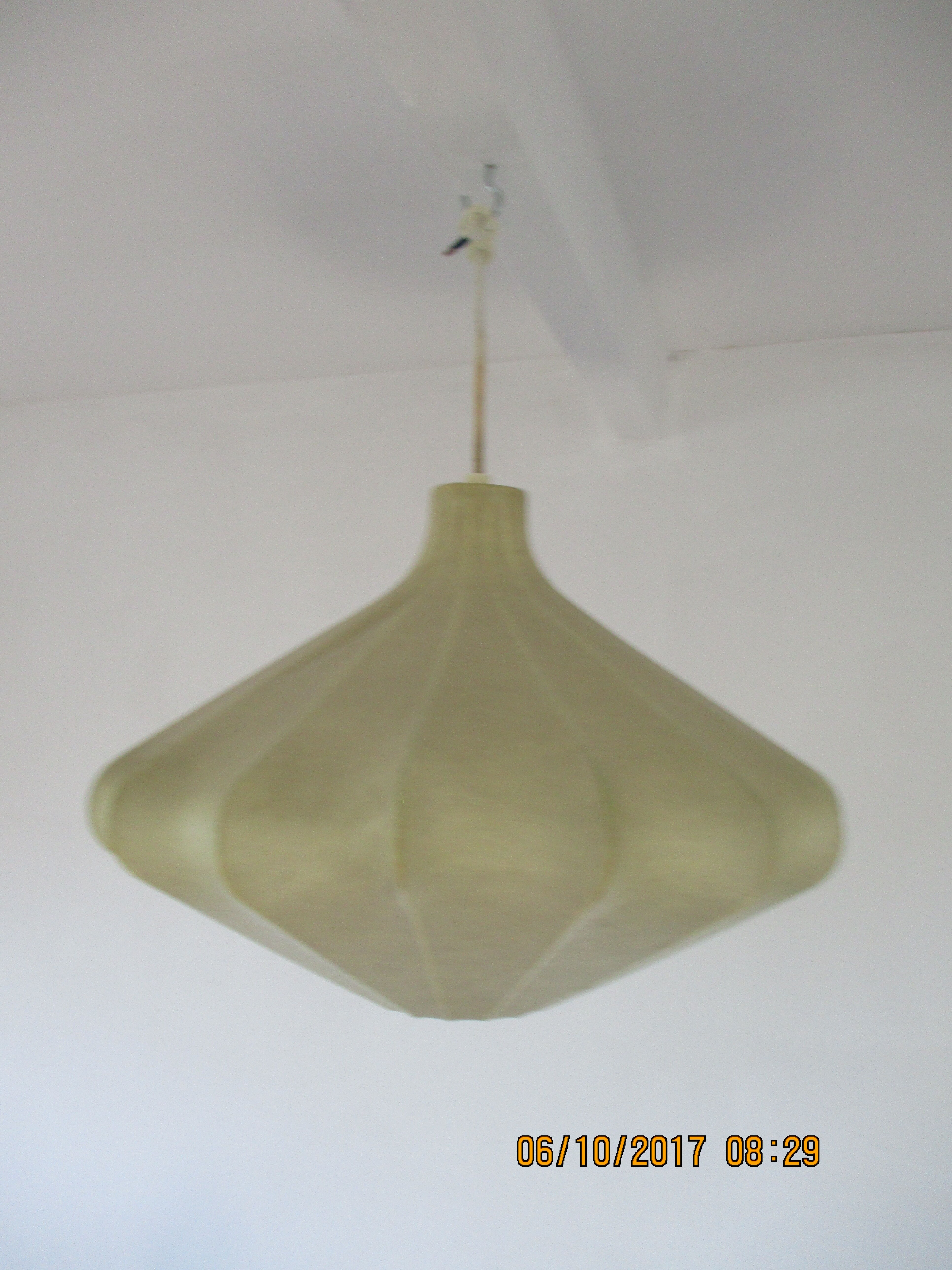 Pendant lamp Cocoon design Goldkant Leuchten 60s - 70s