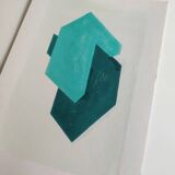 Abstract painting geometric constructivism