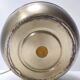 Space Age White Opaline Murano Glass and Brass Table Lamp, Italy