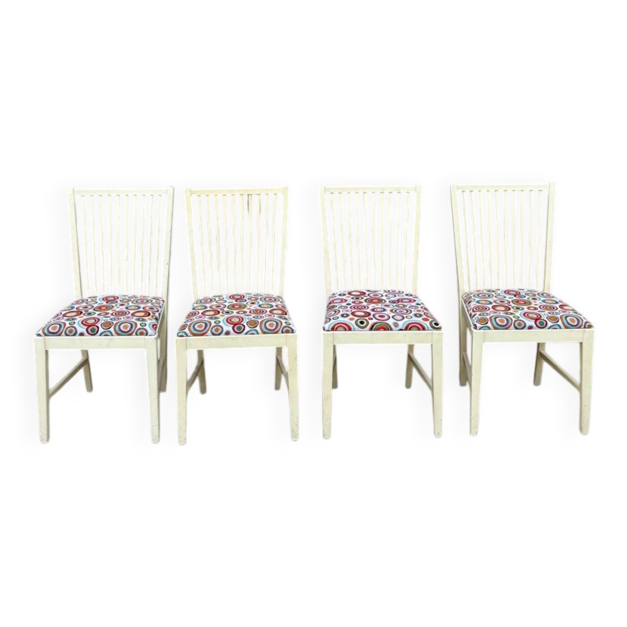 Ensemble de 4 chaises design scandinave – Karin Mobring & Tomás Jeline