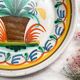 Antique French Earthenware Plate Nevers Calotte 19th Century