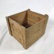 Small wooden transport crate