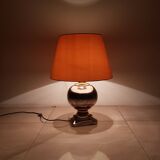 Silver-gold lamp, Italy, 1960s.