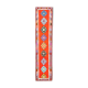 Handmade unique oriental orange runner rug 82 cm x 375 cm