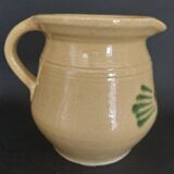 Alsatian glazed terracotta pitcher from Soufflenheim, early 20th century