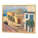 Huile sur toile originale suédoise – “Rhodes” par L. Wilton – Datée de 1962