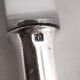 Christofle model Dax, 6 dessert, cheese, and side knives, silver metal.