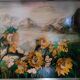 Oil painting on metal panel