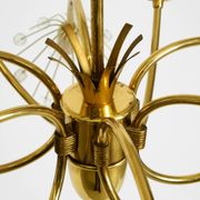Beautiful brass chandelier by Emil Stejnar for Rupert Nikoll