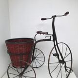 Old wood wrought iron tricycle bike