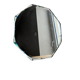 Vintage octagonal bevelled mirror
