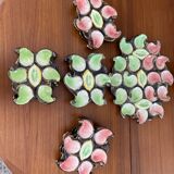 Vallauris majolica ceramic oyster set 1950