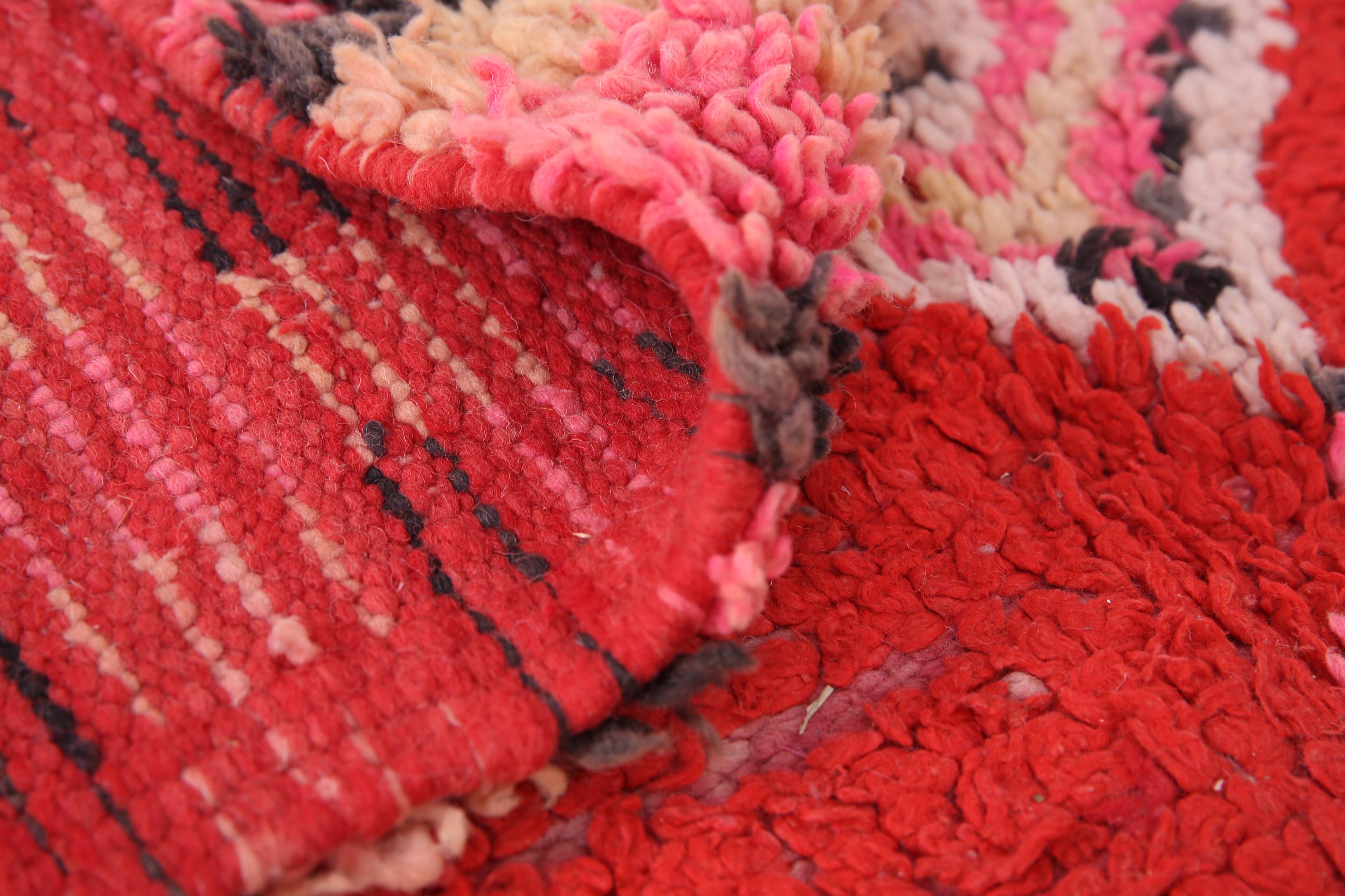 Vintage Handmade Boujaad Rug 156 x 293 cm - Berber rug - Moroccan wool rug