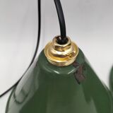 Enamelled sheet metal cone suspensions