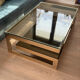 G coffee table by Belgo Chrom vintage 70s