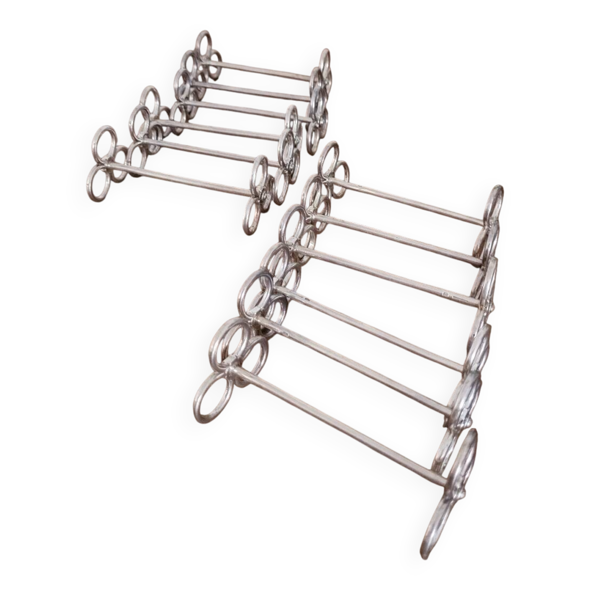 Set of 12 silver Cailar-Bayard knife rests