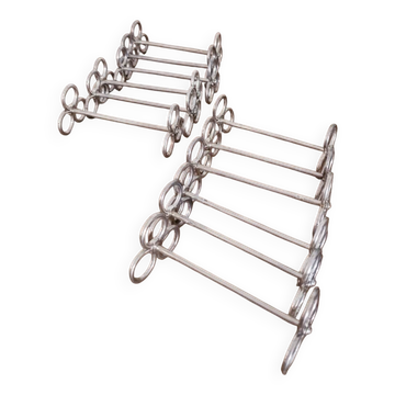 Lot de 12 porte-couteaux Cailar-Bayard argenté