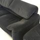 Cassina Maralunga 2 places noir-gris par Vico Magistretti