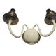 2-armed wall lamp from Elmet Zabrze, Poland, 1970s