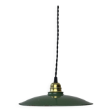 Old green enamel pendant 24.5 cm