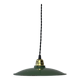 Old green enamel pendant 24.5 cm