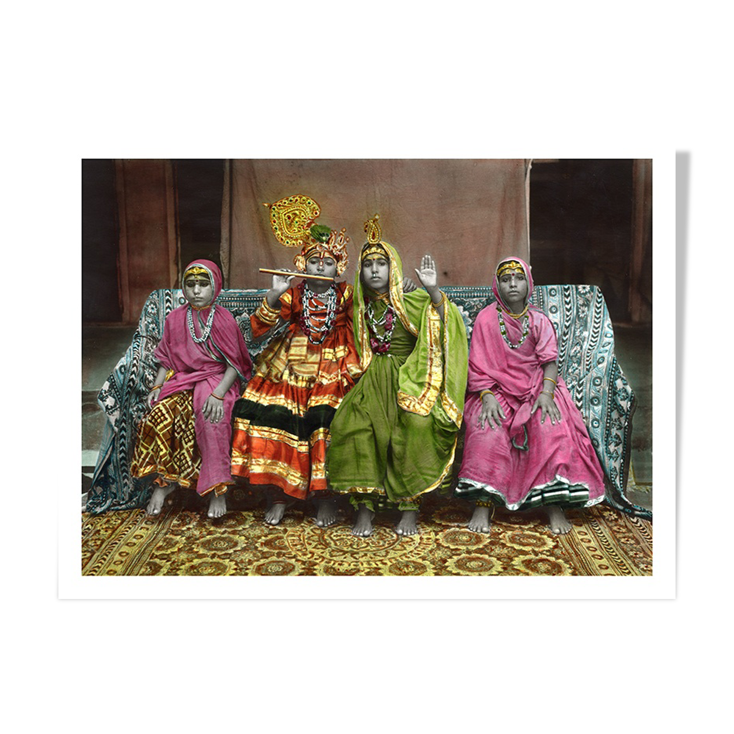 Rajasthan circa 1920, colorful old photography