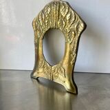 art nouveau antique brass metal picture frame