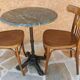 Vintage marble gueridon table 1980s