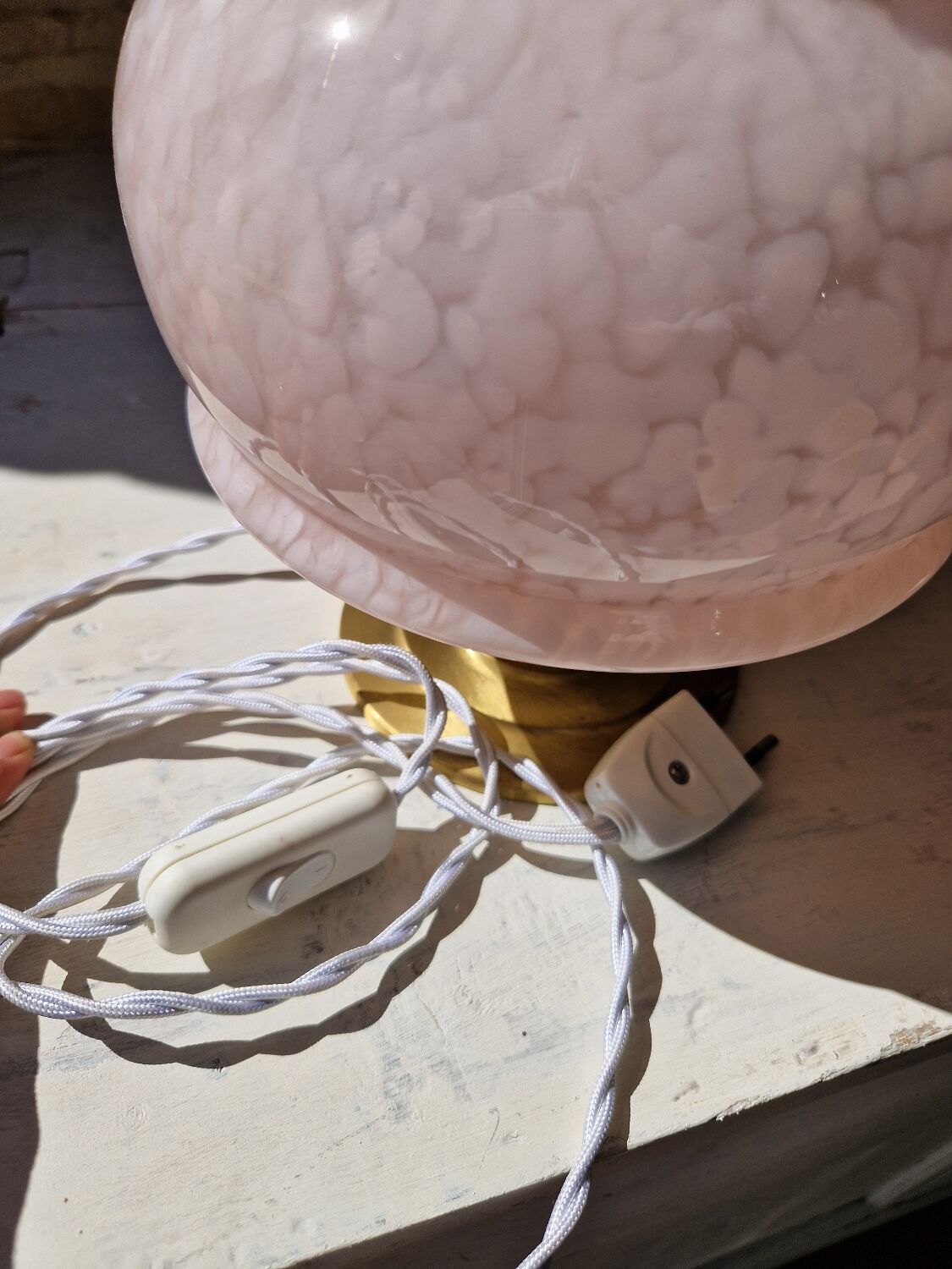 Clichy glass table lamp