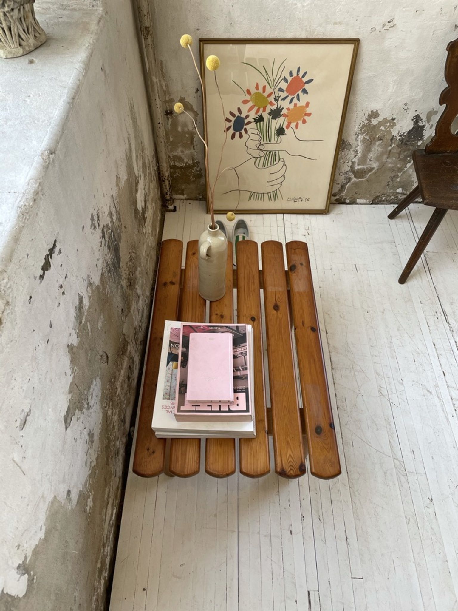 Table basse porte-bagages Rainer Daumiller