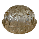 XXL antique glass flower vase