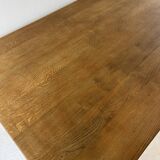 Oak work table, 1850