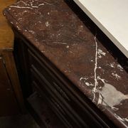 Antique commercial safe from Paris – Wood & marble – Functional